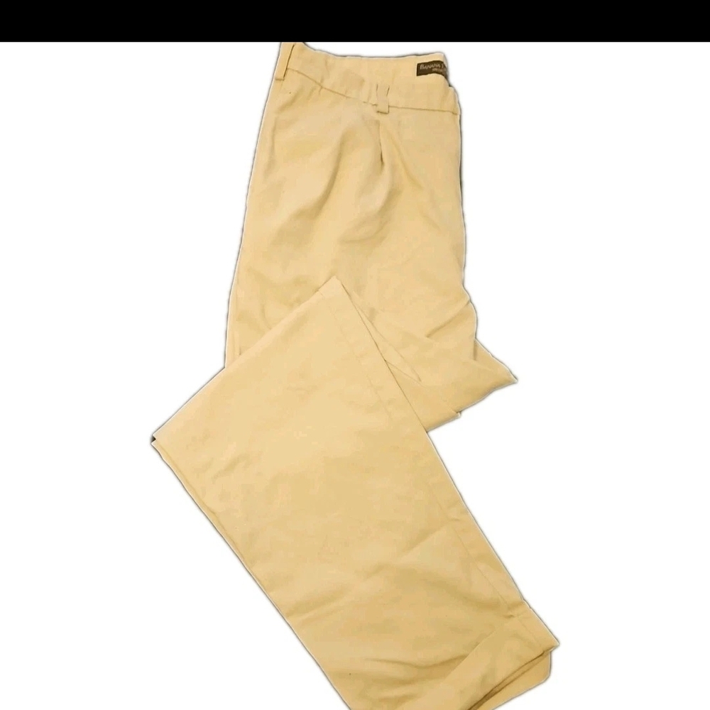 Banana Republic Smithfield MenXL W40X34L Wht Pleat Slacks/Pants Y2k Boho Cottage